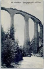 Filisur Landwasserviadukt Bahnhof Alulabahn