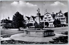 Gais Dorfplatz Brunnen