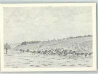 8218 Osterfingen Künstlerkarte Lueged, da isch üsri Heimet! sign. Willi Brütsch