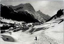Splügen Gesamtansicht Winter