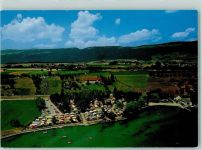 Grandson 1984 Camping Club Yverdon VD 24 Le Pecos Flugaufnahme
