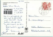 Grandson 1984 Camping Club Yverdon VD 24 Le Pecos Flugaufnahme