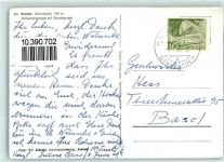 Klosters 1966 Diethelmpromenade mit Silvrettagruppe Winter