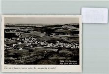 2345 Les Breuleux FOTO KEINE AK Foto 10cm x 7cm Fliegeraufnahme Neujahrswunsch