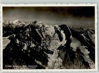 Balmhorn Altels Rinderhorn vom Flugzeug aus gesehen
