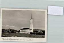Oftringen Foto 10cm x 7cm Kirche Neujahrswunsch