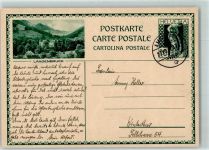 4438 Langenbruck Gebrauchsspuren Ganzsache