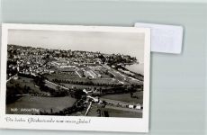 9320 Arbon 1939 FOTO KEINE AK Neujahr Fliegeraufnahme Foto 10cm x 7cm, rückseitig Haftspuren