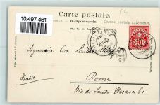 Rigi Kaltbad 1904 Wanderer Hut Stock Rigi-First