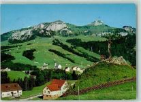 Brülisau Blick zum Kamor und Hoher Kasten