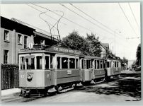 9642 Ebnat-Kappel - Straßenbahn No 1 VB Be 2/2 17 übernimmt den B2 54 von Be 2/2 10 Ort lt. Fotograf