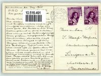 Wehntaler Mädchen sign Riggenbach 1938 AK Stempelspuren