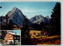 Grosser Mythen 1975 - Gr. und Kl. Mythen mit Berggasthaus Holzegg