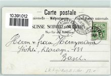 Rigi Kaltbad 1906 mit Vierwaldstättersee und Pilatus