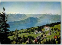 6356 Rigi Kaltbad 1958 - mit Vierwaldstättersee Bürgenstock Pilatus und den Alpen