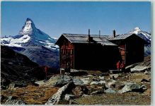 Fluhalp Matterhorn Hüttenstempel