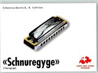 Mundharmonika Schnuregyge Motiv Schweiz