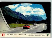 San Bernardino GR Tunnel der Nationalstrasse N13 Ostschweiz Graubünden Tessin