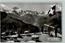 Schynige Platte Terrasse Jungfrau Breithorn