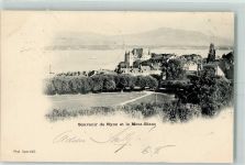Nyon 1899 et le Mont Blanc