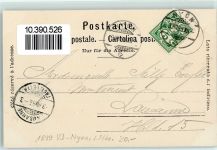 Nyon 1899 et le Mont Blanc