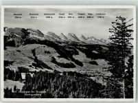 Churfirsten 1957 Gebrauchsspuren mit Iltiosbahn Obertoggenburg