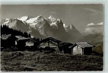 Hasliberg Reuti 1941 Mägisalp mit Wetterhörner und Eiger