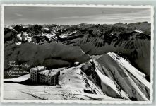 Rochers de Naye L'Hotel et les Alpes Bernoises Winter
