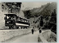 Boden 1899 StEB Sommertriebswagen Be 2/4 6 SWS/BBC im Ursprungszustand bei Engelberg