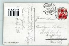 Bellinzona 1913 Vogelschau Gotthardbahn