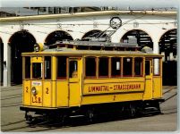 8000 Zürich 2001 - Ce 2/2 der Limmattal-Strassenbahn Strecken Zürich-Dietikon und Schlieren-Weiningen Baujahr 1900 Erbauer Schlieren BBC restauriert 1995-2001