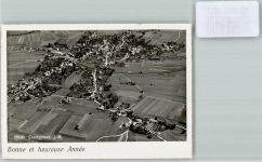 2950 Courgenay FOTO KEINE AK Foto 10cm x 7cm Fliegeraufnahme Neujahrswünsche