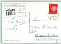 Richterswil 1978 Teilansichten Krankenhaus und Kirche Poststrasse Oldtimer