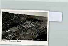 St-Imier Fliegeraufnahme Neujahr Foto 10cm x 7cm, rückseitig Haftspuren
