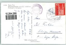 Mischabelhütten Portiergrat Sonnighorn Hüttenstempel