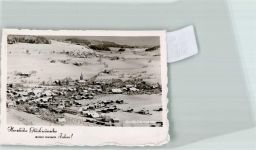 Grosshöchstetten Winter Fliegeraufnahme Neujahr Foto 10cm x 7cm, rückseitig Haftspuren