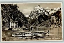 Kriens tellskapelle mit Uriotstock Dampfschiff