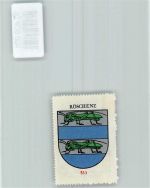 4244 Röschenz - Vignette Wappen Kaffee Hag ca 1920-1940 Heuschrecke