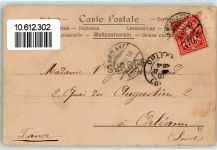 1901 Trachtenpaar beim Tanz