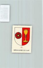 Estavayer-le-Lac Vignette Wappen Kaffee Hag ca 1920-1940