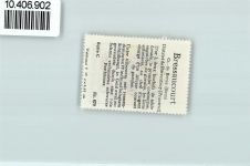 2904 Bressaucourt - Vignette Wappen Kaffee Hag 1920-1940 Fuchs