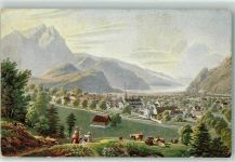 Stans Ansicht von Stans Gabriel Lory jun Pro Juventute Schweiz