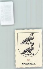 Appenzell Vignette Wappen Kaffee Hag ca 1920-1940