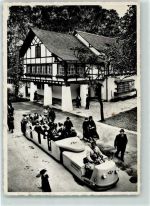 Zürich Landesausstellung 1939 Elektro Bahn beim Landgasthof