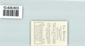 La Brévine Vignette Wappen Kaffee Hag 1920-1940