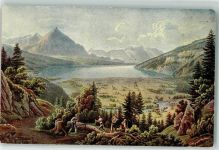 Interlaken Ansicht von Interlaken Gabriel Lory jun