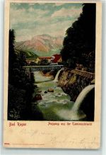 7310 Bad Ragaz 1904 - Ausgang aus der Taminaschlucht
