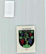 3653 Oberhofen am Thunersee - Vignette Wappen Kaffee Hag ca 1920-1940 Weinstock