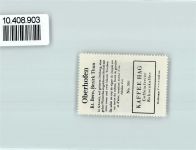 3653 Oberhofen am Thunersee - Vignette Wappen Kaffee Hag ca 1920-1940 Weinstock