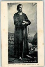 Sachseln Kirche Altes Gemälde des heiligen Niklaus von der Flue